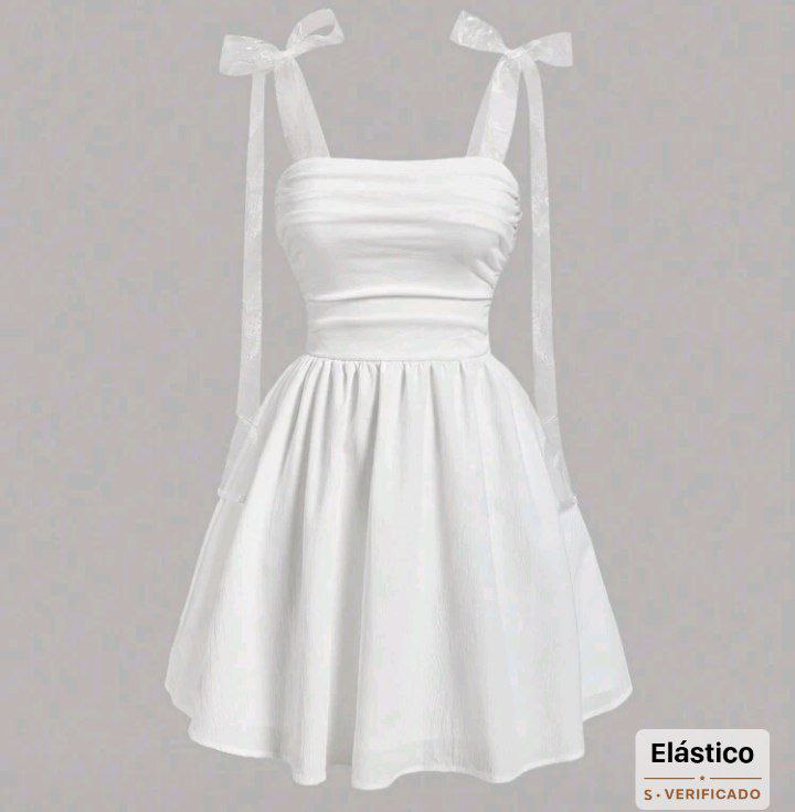 White mini dress